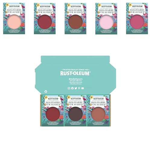 Rust-Oleum Holzfarbe Für Aussen Testerbox - Statements - Seidenglanz