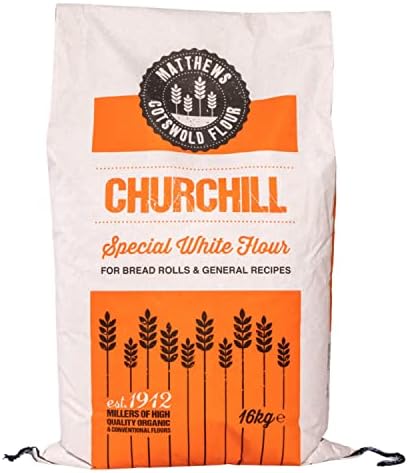 Matthews Cotswold Churchill Premium White Bread Flour - 16kg Bag (Single Sack)