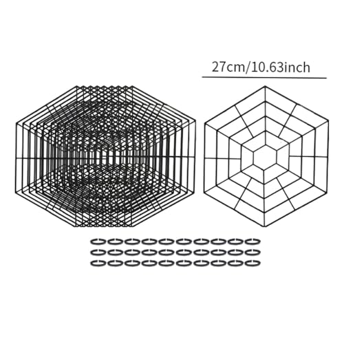 Malla protectora para estanques y redes de jardín: kit de 10 piezas de protección para peces. 3