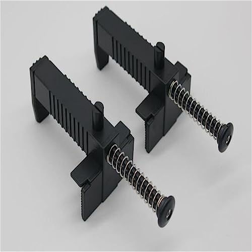 Géneric 2 PCS Brick Line Runner Wire Drawer Bricklaying Tool Bricklaying Clamps Corner Blocks Bricklayers for Building Construction Brickwork Wire Puller,Black - Image 4