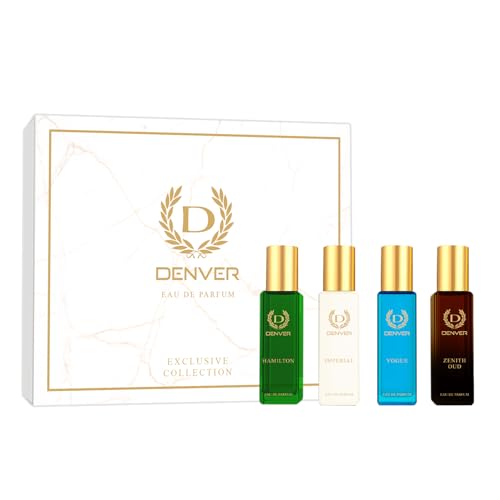 Image of Denver Luxury Unisex Gift Set Perfume 20 ML Each, Pack of 1 | Long Lasting Perfume Luxury Gift Ser For Men & Women