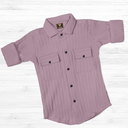 Image of Kids Cotton Blend Half Sleeve Shirt Lightweight Soft Fabric Casual Look Daily Use Summer Style Comfortable Kids Clothing Set
