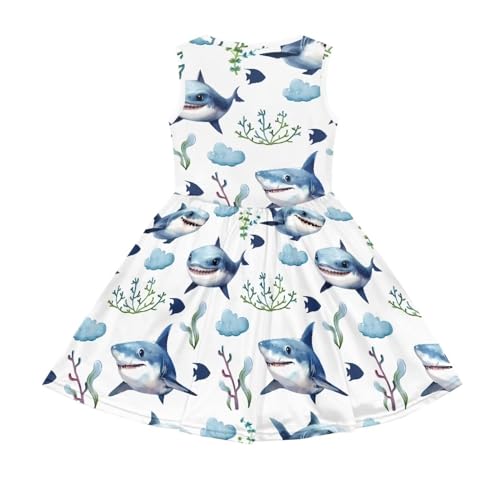 Flowy Loose Sundress for Girls Relaxed Soft Fit and Flare A Line Floral Dress with Pockets2