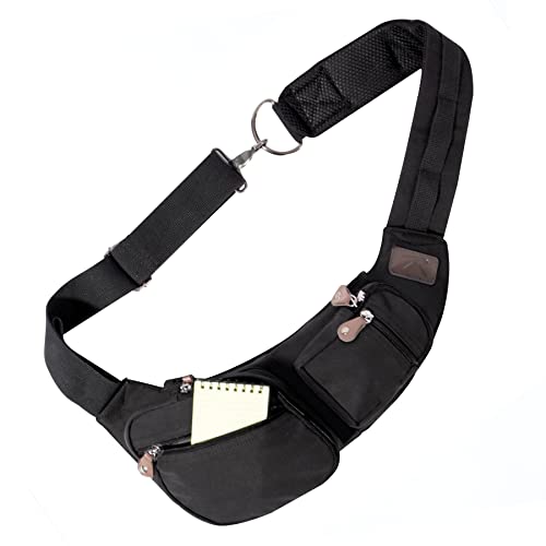 Rothco Crossbody Canvas Sling Bag Shoulder Bag, Black #TOP5