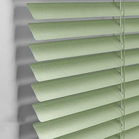 Cordless Venetian Blinds,Aluminum Venetian Blind,Windows Treatment Shutters,Day and Night Window Drapes,for Kitchen,Office,Bathroom,Bedroom,Living Room,Customized (50cm Width x 130cm Drop) Cover