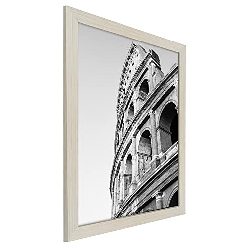 Americanflat 20x24 Picture Frame with Polished Plexiglass - Wide Picture Frames Made of Engineered Wood for Vertical or Horizontal Wall Display - Epic Collection - Light Wood