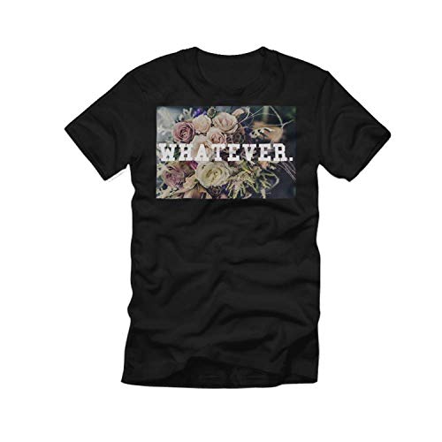 T-shirt noir ISSO anti déformation vêtement de qualité supérieure taille L imprimé Whatever