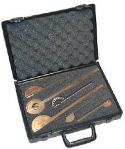 FEI 12-1043 Baseline Goniometer Set with Case, 6-Piece, Stainless Steel