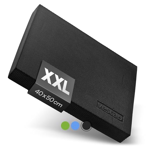 Vesta+ Balance Pad XXL + APP, Wackelpad und Gleichgewichtskissen - Balance Pad Physiotherapie für das Plus in Deinem Training, Balancepad, Gymnastik Kissen, Balance Matte