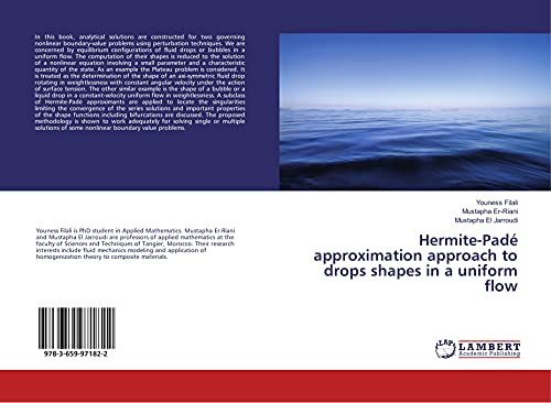  Hermite-Padé approximation approach to drops shapes in a uniform flow