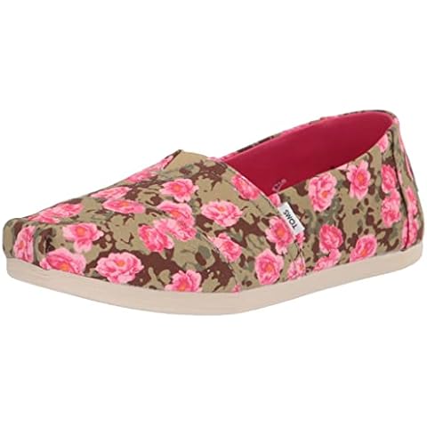 TOMS Women's Floral Alpargata Loafer Flats Cover