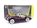 Bburago 22018r Jaguar Xk 120 Convertible 1:24 Scale