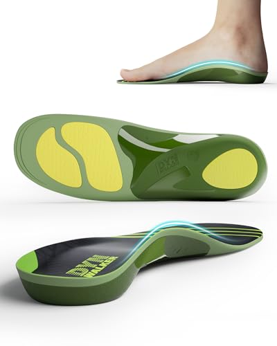 Plantar Fasciitis Insoles,DynWalker Arch Support Inserts,Relief Foot Pain,Achilles Tendonitis,Metatarsalgia,Sciatica Pain, Men&Women,XS