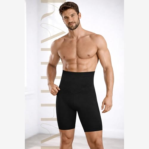 Image of Kaththai Men Supporter Shapewear | Waist & Tummy Tucker Compression Body Shaper Shorts for Men | High Waist Slimming Supporter Innerwear | Breathable Shapewear