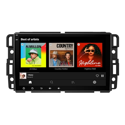 Eonon GMX6S 8" QLED Car Stereo for Chevy/GMC/Buick, 6+64GB, Wireless CarPlay & Android Auto, 4G LTE, WiFi 6, DSP Audio, 1080P Backup Camera, Bluetooth,Steering Control(GMA12S Upgrade)