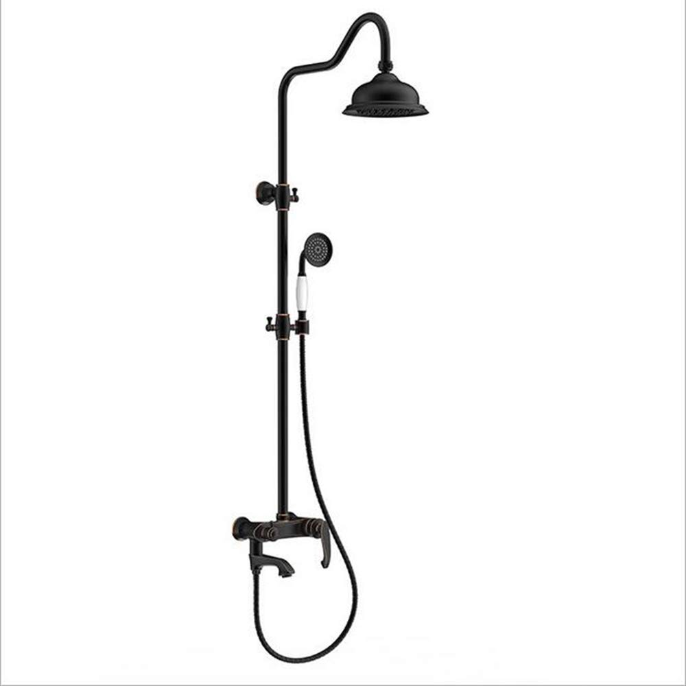 Système de douche complet mural set de douche avec robinet et valve - 4