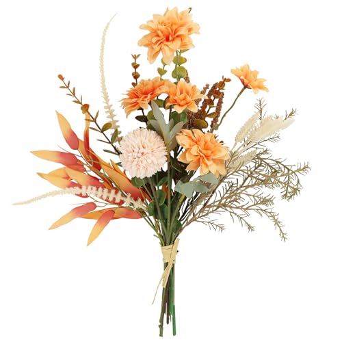 SENJWARM ドライフラワー 花束 フェイクフラワー 造花 ブーケ 秋の飾り 人気ギフト インテリア プロポーズ装飾 パーティーの装飾 写真撮影用小道具 インテリアファッション装飾のサムネイル