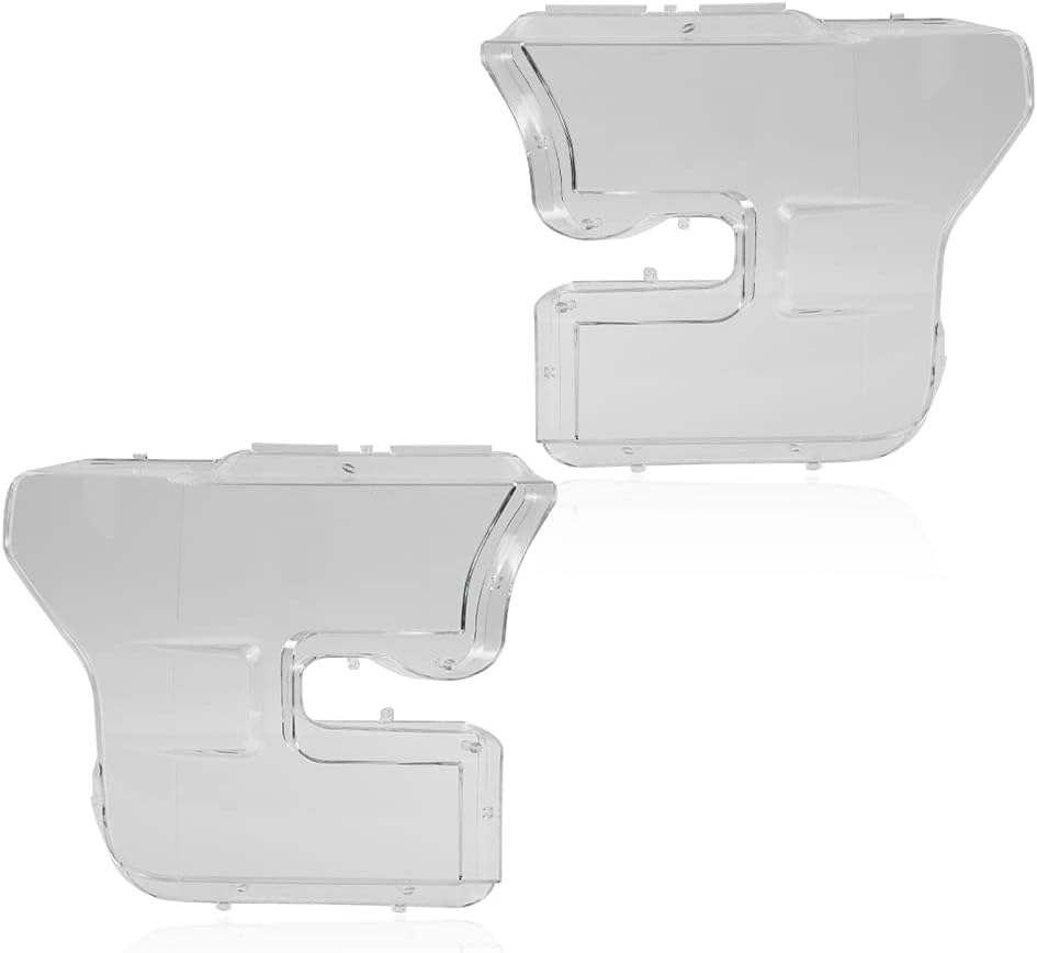 Headlight Cover Compatible with Ford F150 2015 2016 2017 Driver & Passenger Side Clear Lens FO2502335 FO2503335 FO2502344