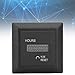 Digital Display Hour Meter HM 1R, Timer Tool, 0 999999 59 Hours Counting Device with Lithium Battery, 100 240V AC Power Supply for Construction Machinery,