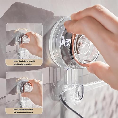 Organisateur de douche à ventouse rectangulaire pour éviter de percer - 8