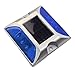 Produktbild Solar-Dock-Licht, LED-Deckslicht Solarlichter, 6-LED-Solarstufenlichter für Gartenplatz-Boden-Dock-Treppenweg-Patio-Gehweg-Auffahrt(Blau)