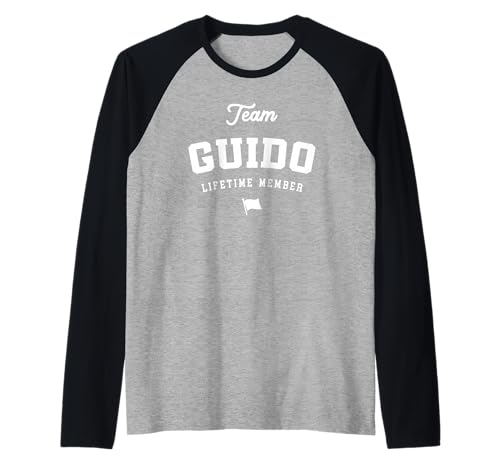 Team Guido Nom Amusant Guido Manche Raglan