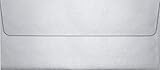 #10 Square Envelopes w/Peel & Press (4 1/8 X 9 1/2) - Silver Metallic (50 Qty.)