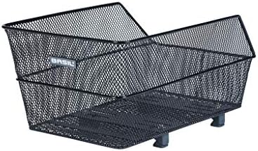 Basil Cento WSL System Rear Basket - Black, 45 x 31 x 22 cm