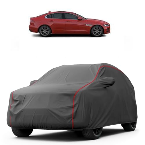 Image of Heavy-Duty Car Cover for Compatible with Jaguar XE (2019 to 2025 All Models) Deluxe Car Protection Cover - Waterproof & UV-Resistant All-Season Exterior Protection