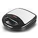 TASGK 3 in 1 Acciaio Inossidabile Tostiera Waffles Piastra Sandwich Maker, Facile da Pulire Piatti in Ceramica Antiaderenti, Controllo Automatico della Temperatura 750W