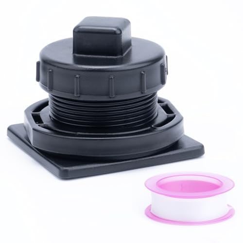 Image of Stock Tank Plug Kit Compatible with Rubber-Maid 50 70 100 150 300 Gallon Water Trough, Stock Tank Commercial Plug Replacement Part