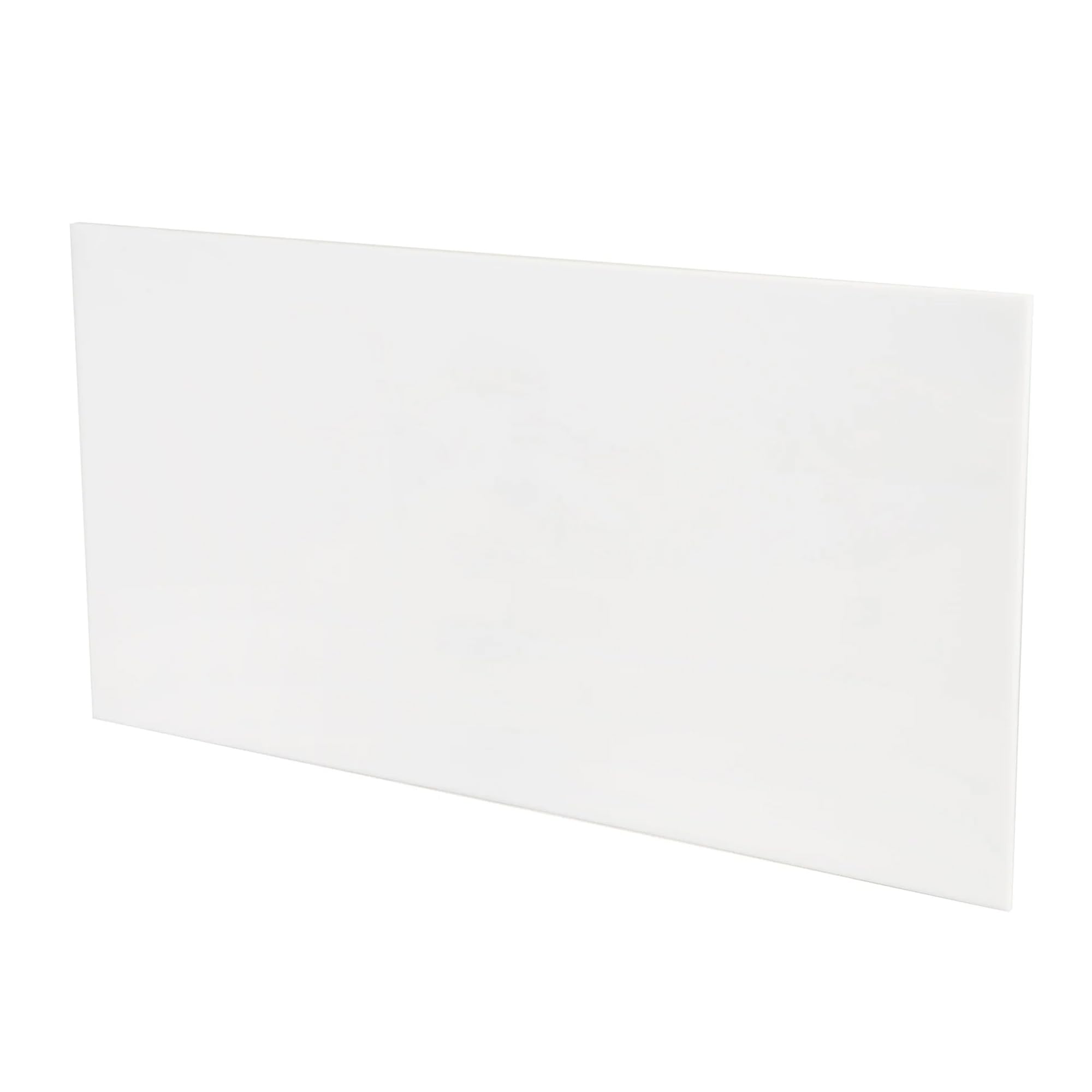 Metacrilato blanco opal cortado con láser a medida personalizada, disponible en todos los grosores y tamaños (3mm brillo/brillo, 120 x 100)