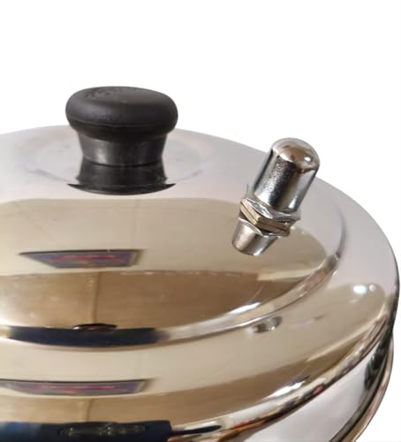 Image of Heavy Duty (2.2 KG) | Stainless Steel Idli Maker | Idli Maker Big Size | 8 Plates | 32 Idlis at a time + 1 mini idli plate free (Gas Stove Compatible)