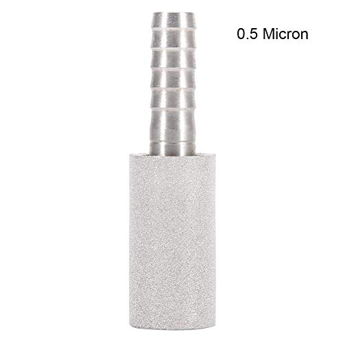 Diffusionsstein Edelstahl Oxygenation Belüftungsstein Bar Homebrew Beer Tool Carbonating Stone Zubehör(0,5 Mikron)