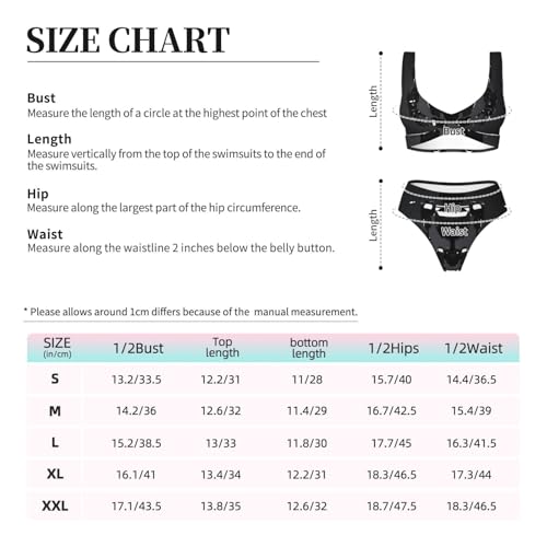 Ensemble bikini haut de gamme imprimé robot noir maillot de bain gainant chic