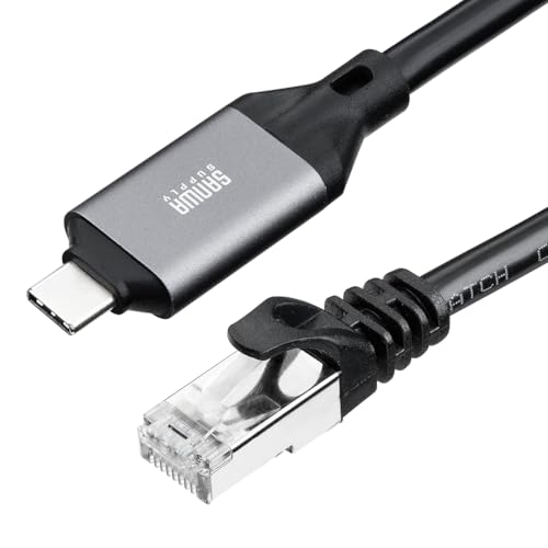 Amazon.co.jp: サンワダイレクト USB-C LAN 変換ケーブル 3m