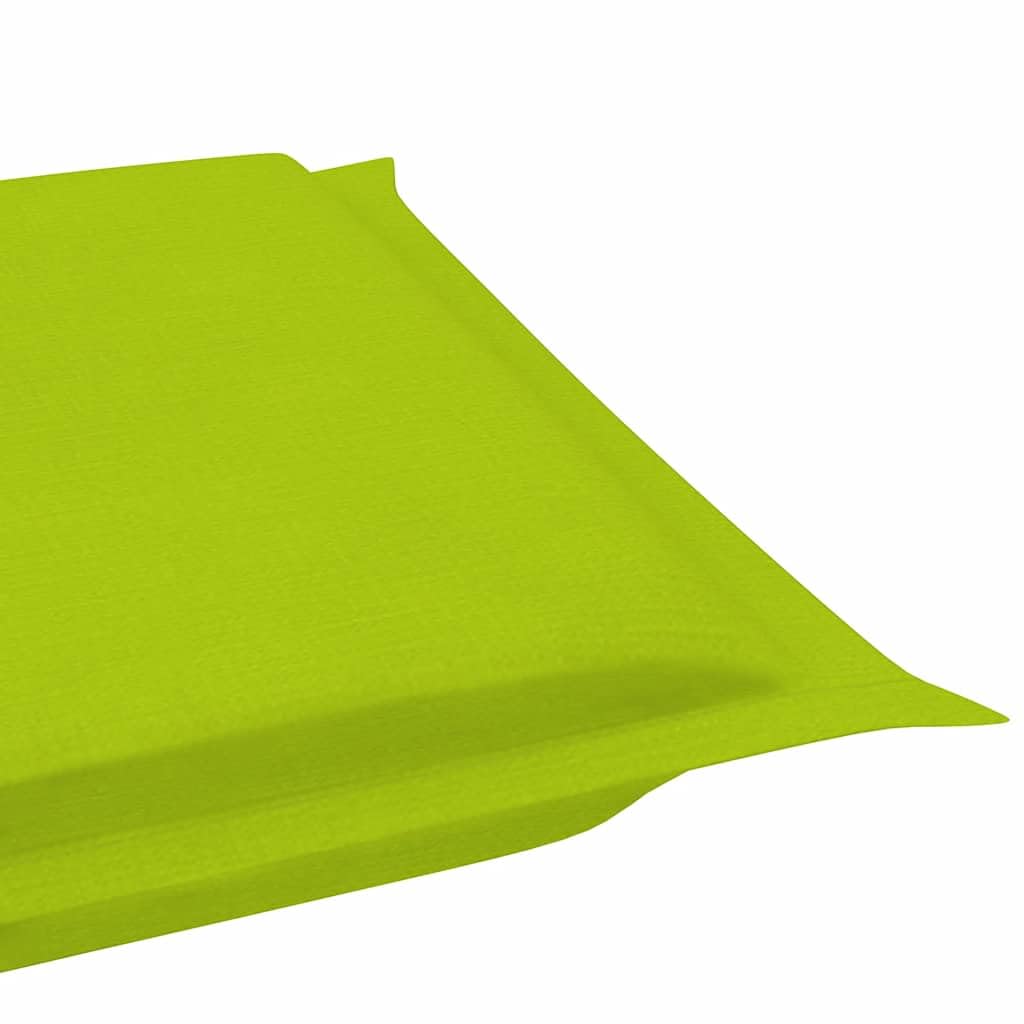 vidaXL Tumbonas 2 Unidades con Mesa y Cojines Madera Maciza de Acacia