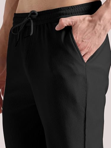Image of Mehrang Men's Baggy Trackpants | Oversized Fit Streetwear & Gym Wear | Comfortable Casual Joggers for Men, Loose Fit Joggers for Men | Korean Style Travel & Lounge Wear with Pockets