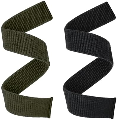 Abanen Hook and Loop Quick Dry Watch Band for Fenix 6/Fenix 5/ Fenix 7/EPIX 2, 22mm Woven Nylon Ultralight Sport Wristband Strap for Garmin epix Pro 47mm,Instinct 2 Solar,Forerunner 955