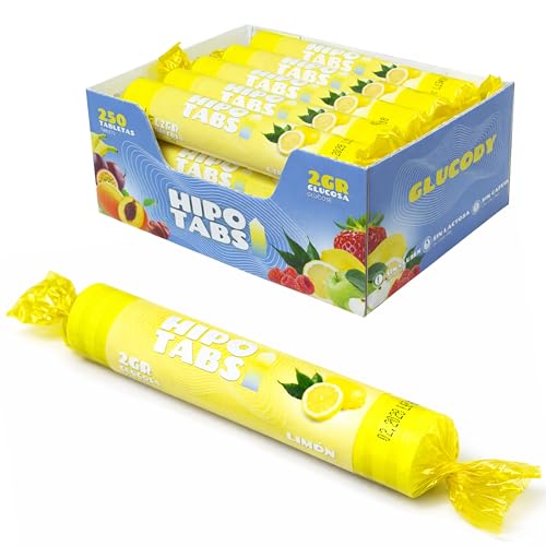 GLUCODY 255 Pastillas De Glucosa De Absorcion Rapida/Caja de 0,5 Kg Pastillas Glucosa De 2g /...