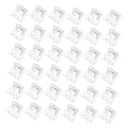 Didiseaon 36 Piezas Pinza Para El Cabello Diminuto Mandíbula Pinzas Para El Pelo Pequeños Pasadores De Pelo Clips Para El Cabello Pequeñas Pinzas Para El Cabello Garra Patas Corazón Mini Abs