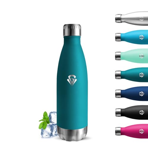 Grsta Insulated Water Bottle, 500 ml, BPA Free, Stainless Steel Water Bottle, Leakless, Water Bottle, 0.5 litres, 18/8 Stainless Steel, Metal Water Bottle for Schools, Camping, Offices, Travel Grsta Insulated Water Bottle, 500 ml, BPA Free, Stainless Steel Water Bottle, Leakless, Water Bottle, 0.5 litres, 18/8 Stainless Steel, Metal Water Bottle for Schools, Camping, Offices, Travel