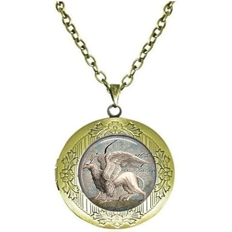 EQMHUI Griffin Pendant Locket Cover