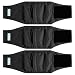 Paw Legend Washable Dog Belly Wrap Diapers Male Dog (3 PACK,Black,Medium)