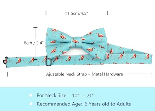 Image of OCIA Cute Pattern Pre-tied Bow Tie Adjustable Bowties for Adult & Children