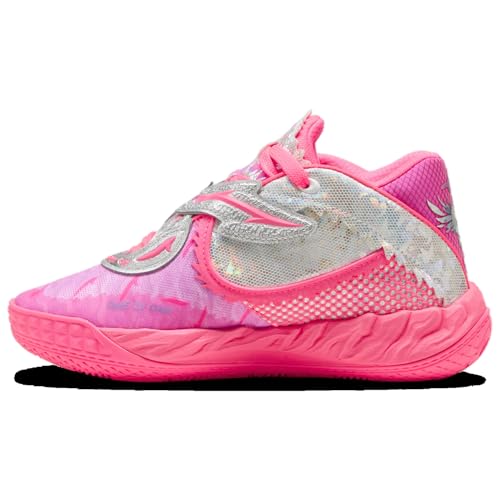 PUMA MB.05 World Tour - Boys' Grade School (Pink/Silver)3