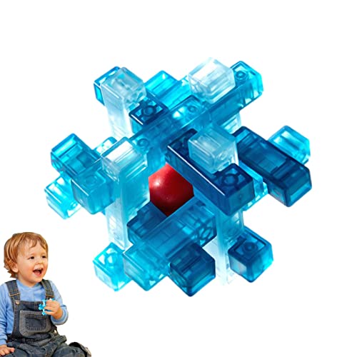 Eastuy Ming Lock Spielzeug | Luban Lock Gehirnspielzeug,Tragbares -Farb-Groß-Unlock-Interlock-IQ-Logiktest-Sensorspielzeug-Geschenk für Geburtstage und Weihnachten