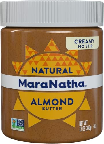 Image of MaraNatha Natural Creamy Almond Butter,No Stir,12 Ounce Jar,(Pack of 6)