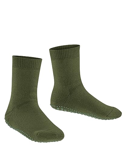 FALKE Unisex-Child Stopper Socks Catspads K Hp Cotton Wool Studs on the Sole 1 Pair, Green Sern Green 7681, 35/38 EU, Green Sern Green 7681, 35/38 EU4