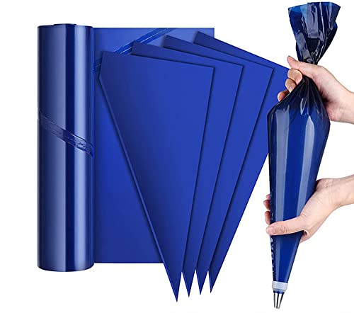 zheng xuan Poches à Douille jetables 53,3 cm, Poches à glaçage très épaisses faciles à Utiliser pour décorer des gâteaux et des Desserts, Facile à déchirer, 22 par Rouleau